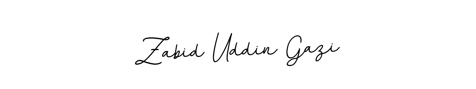 How to make Zabid Uddin Gazi signature? BallpointsItalic-DORy9 is a professional autograph style. Create handwritten signature for Zabid Uddin Gazi name. Zabid Uddin Gazi signature style 11 images and pictures png