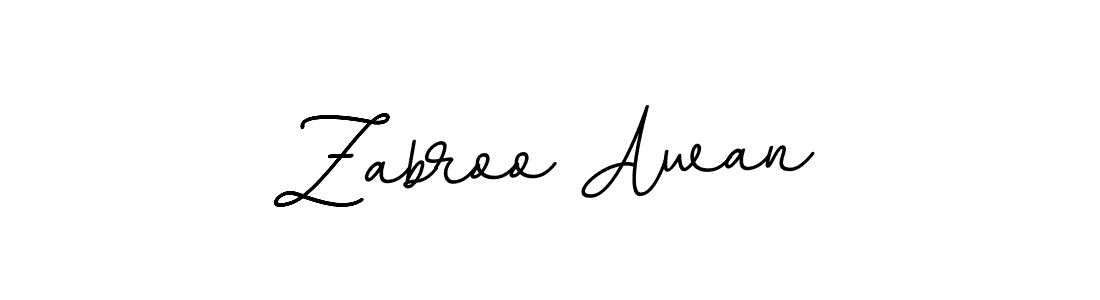 How to Draw Zabroo Awan signature style? BallpointsItalic-DORy9 is a latest design signature styles for name Zabroo Awan. Zabroo Awan signature style 11 images and pictures png