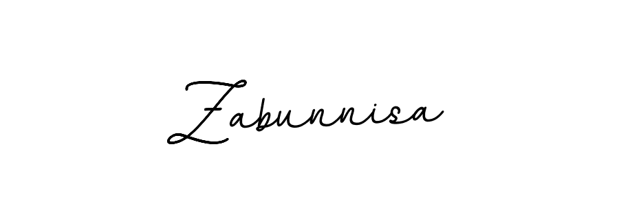 How to Draw Zabunnisa signature style? BallpointsItalic-DORy9 is a latest design signature styles for name Zabunnisa. Zabunnisa signature style 11 images and pictures png