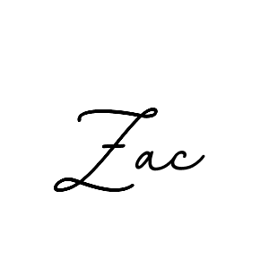 Create a beautiful signature design for name Zac. With this signature (BallpointsItalic-DORy9) fonts, you can make a handwritten signature for free. Zac signature style 11 images and pictures png