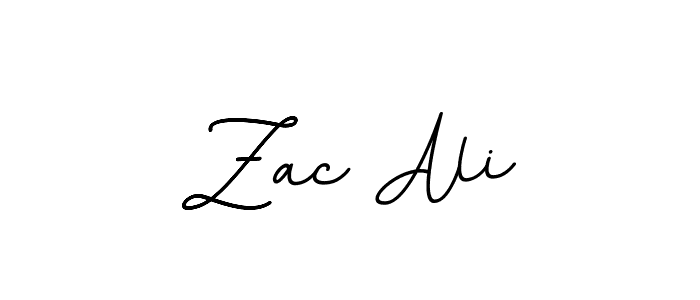 Make a beautiful signature design for name Zac Ali. With this signature (BallpointsItalic-DORy9) style, you can create a handwritten signature for free. Zac Ali signature style 11 images and pictures png