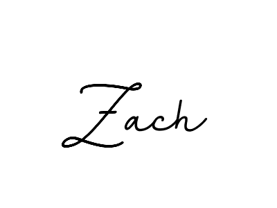 Make a beautiful signature design for name Zach. With this signature (BallpointsItalic-DORy9) style, you can create a handwritten signature for free. Zach signature style 11 images and pictures png