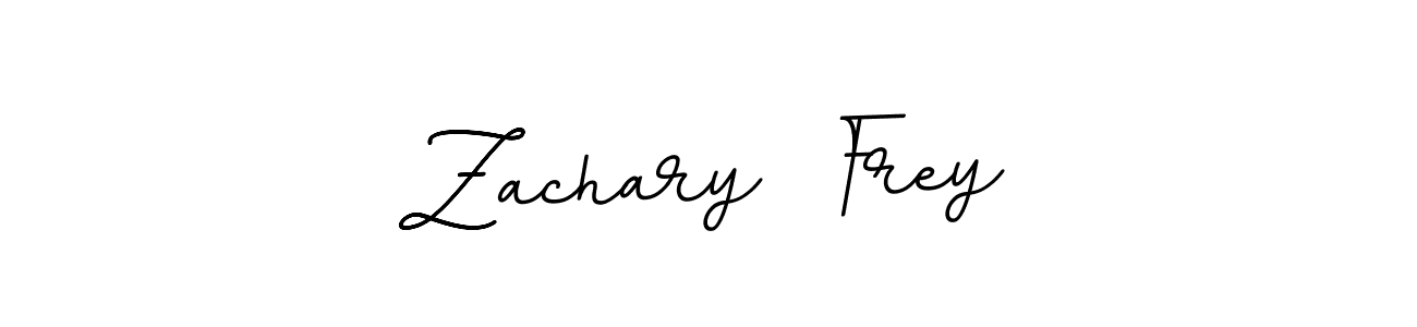 Make a beautiful signature design for name Zachary  Frey. With this signature (BallpointsItalic-DORy9) style, you can create a handwritten signature for free. Zachary  Frey signature style 11 images and pictures png