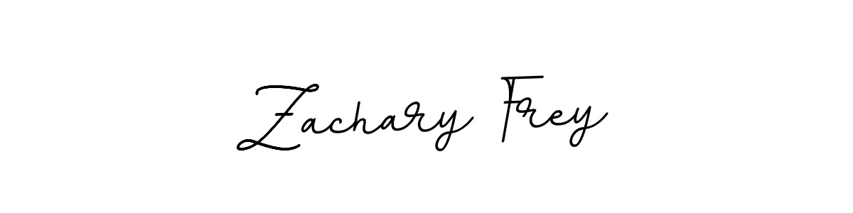 You should practise on your own different ways (BallpointsItalic-DORy9) to write your name (Zachary Frey) in signature. don't let someone else do it for you. Zachary Frey signature style 11 images and pictures png