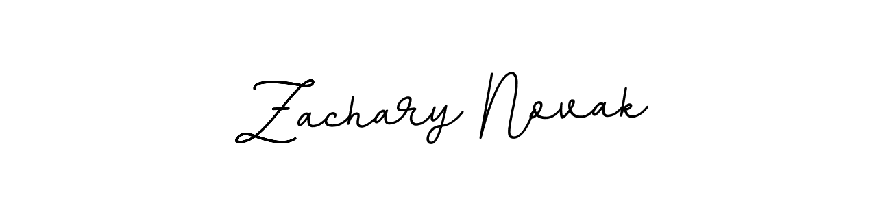 Zachary Novak stylish signature style. Best Handwritten Sign (BallpointsItalic-DORy9) for my name. Handwritten Signature Collection Ideas for my name Zachary Novak. Zachary Novak signature style 11 images and pictures png