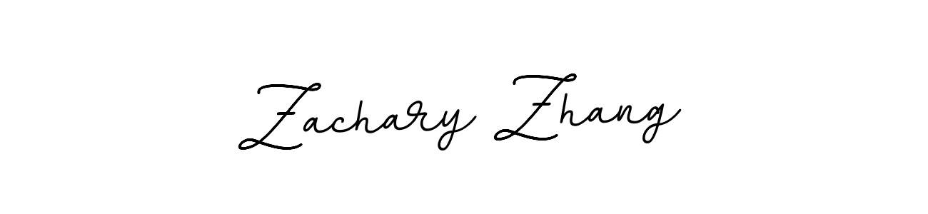 It looks lik you need a new signature style for name Zachary Zhang. Design unique handwritten (BallpointsItalic-DORy9) signature with our free signature maker in just a few clicks. Zachary Zhang signature style 11 images and pictures png