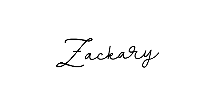 How to make Zackary name signature. Use BallpointsItalic-DORy9 style for creating short signs online. This is the latest handwritten sign. Zackary signature style 11 images and pictures png