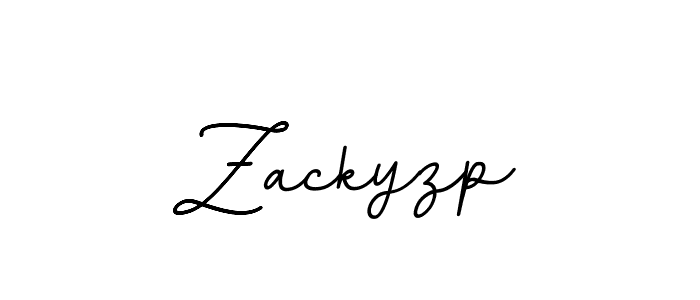 Make a beautiful signature design for name Zackyzp. With this signature (BallpointsItalic-DORy9) style, you can create a handwritten signature for free. Zackyzp signature style 11 images and pictures png