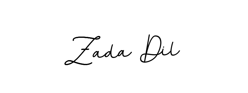 This is the best signature style for the Zada Dil name. Also you like these signature font (BallpointsItalic-DORy9). Mix name signature. Zada Dil signature style 11 images and pictures png