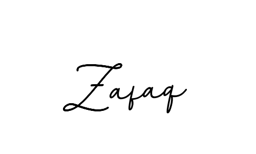 Create a beautiful signature design for name Zafaq. With this signature (BallpointsItalic-DORy9) fonts, you can make a handwritten signature for free. Zafaq signature style 11 images and pictures png