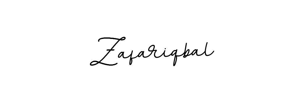 Use a signature maker to create a handwritten signature online. With this signature software, you can design (BallpointsItalic-DORy9) your own signature for name Zafariqbal. Zafariqbal signature style 11 images and pictures png