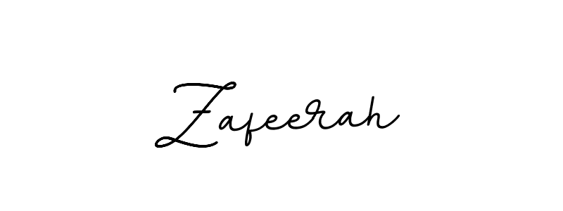 How to make Zafeerah name signature. Use BallpointsItalic-DORy9 style for creating short signs online. This is the latest handwritten sign. Zafeerah signature style 11 images and pictures png