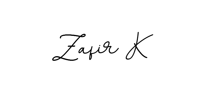 How to Draw Zafir K signature style? BallpointsItalic-DORy9 is a latest design signature styles for name Zafir K. Zafir K signature style 11 images and pictures png