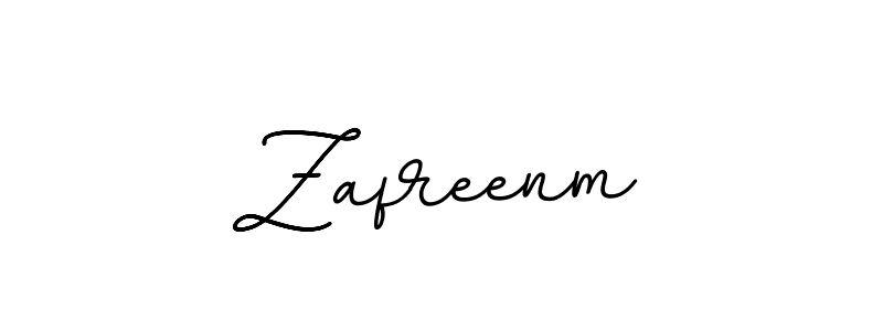 Design your own signature with our free online signature maker. With this signature software, you can create a handwritten (BallpointsItalic-DORy9) signature for name Zafreenm. Zafreenm signature style 11 images and pictures png