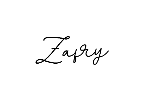 Use a signature maker to create a handwritten signature online. With this signature software, you can design (BallpointsItalic-DORy9) your own signature for name Zafry. Zafry signature style 11 images and pictures png