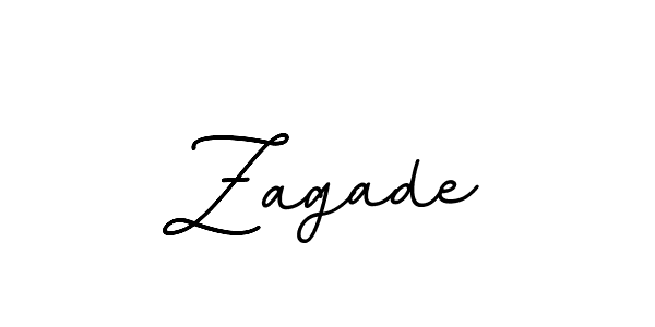 Also we have Zagade name is the best signature style. Create professional handwritten signature collection using BallpointsItalic-DORy9 autograph style. Zagade signature style 11 images and pictures png