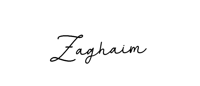 Zaghaim stylish signature style. Best Handwritten Sign (BallpointsItalic-DORy9) for my name. Handwritten Signature Collection Ideas for my name Zaghaim. Zaghaim signature style 11 images and pictures png