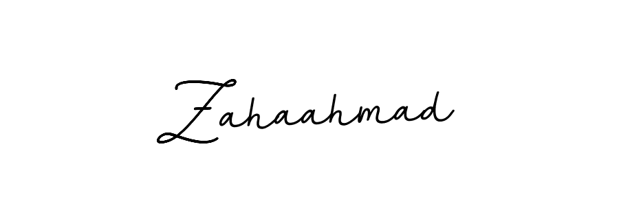 Create a beautiful signature design for name Zahaahmad. With this signature (BallpointsItalic-DORy9) fonts, you can make a handwritten signature for free. Zahaahmad signature style 11 images and pictures png