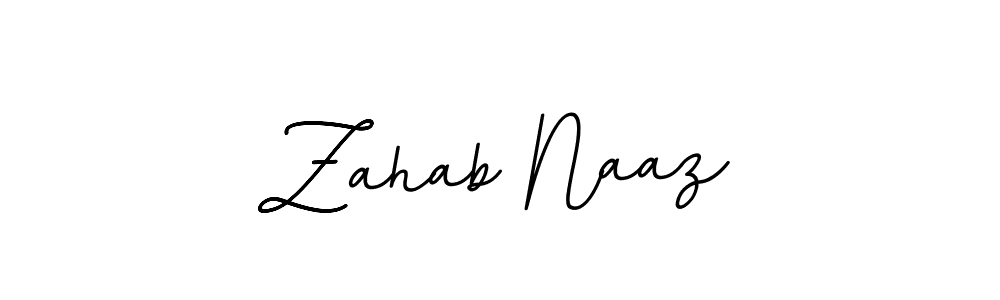 This is the best signature style for the Zahab Naaz name. Also you like these signature font (BallpointsItalic-DORy9). Mix name signature. Zahab Naaz signature style 11 images and pictures png