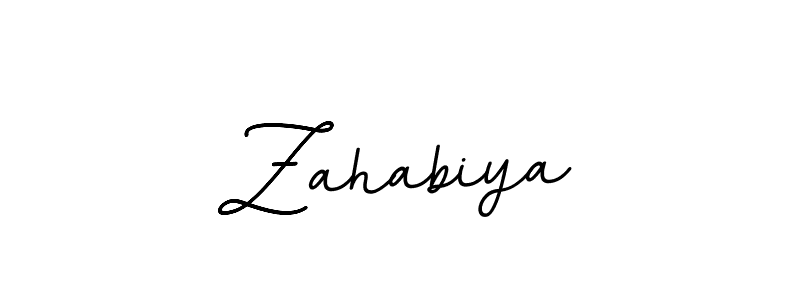 BallpointsItalic-DORy9 is a professional signature style that is perfect for those who want to add a touch of class to their signature. It is also a great choice for those who want to make their signature more unique. Get Zahabiya name to fancy signature for free. Zahabiya signature style 11 images and pictures png