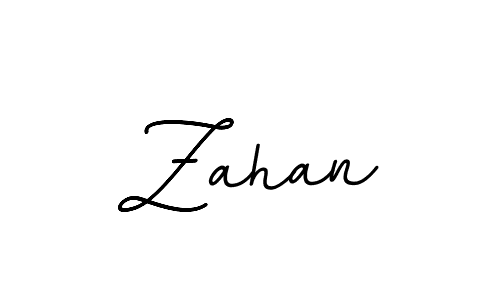 You should practise on your own different ways (BallpointsItalic-DORy9) to write your name (Zahan) in signature. don't let someone else do it for you. Zahan signature style 11 images and pictures png