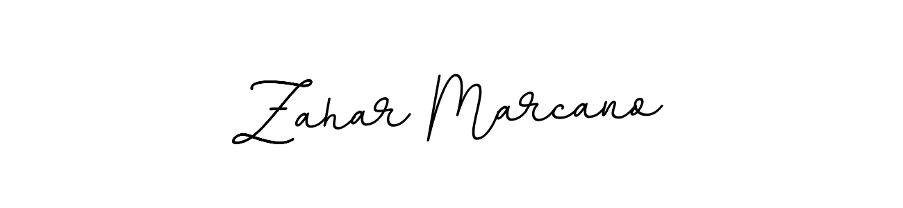 It looks lik you need a new signature style for name Zahar Marcano. Design unique handwritten (BallpointsItalic-DORy9) signature with our free signature maker in just a few clicks. Zahar Marcano signature style 11 images and pictures png