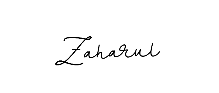 Zaharul stylish signature style. Best Handwritten Sign (BallpointsItalic-DORy9) for my name. Handwritten Signature Collection Ideas for my name Zaharul. Zaharul signature style 11 images and pictures png