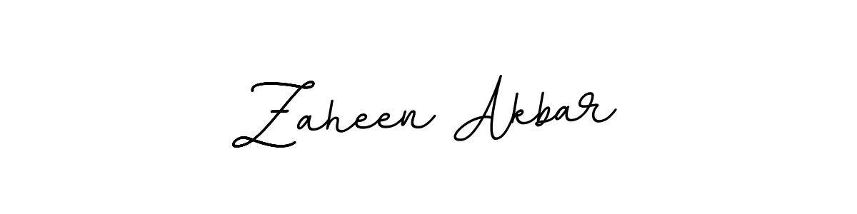 Design your own signature with our free online signature maker. With this signature software, you can create a handwritten (BallpointsItalic-DORy9) signature for name Zaheen Akbar. Zaheen Akbar signature style 11 images and pictures png