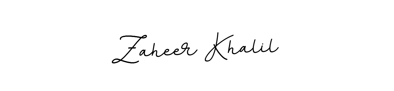 You can use this online signature creator to create a handwritten signature for the name Zaheer Khalil. This is the best online autograph maker. Zaheer Khalil signature style 11 images and pictures png