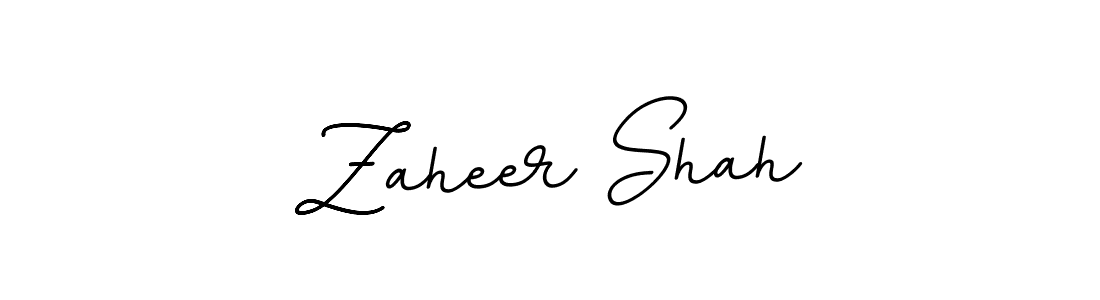 Design your own signature with our free online signature maker. With this signature software, you can create a handwritten (BallpointsItalic-DORy9) signature for name Zaheer Shah. Zaheer Shah signature style 11 images and pictures png