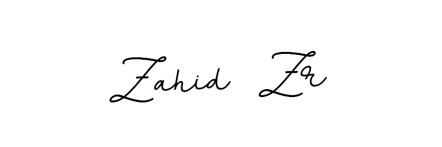 Zahid  Zr stylish signature style. Best Handwritten Sign (BallpointsItalic-DORy9) for my name. Handwritten Signature Collection Ideas for my name Zahid  Zr. Zahid  Zr signature style 11 images and pictures png