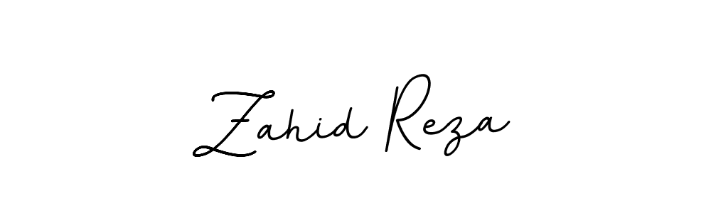 Design your own signature with our free online signature maker. With this signature software, you can create a handwritten (BallpointsItalic-DORy9) signature for name Zahid Reza. Zahid Reza signature style 11 images and pictures png