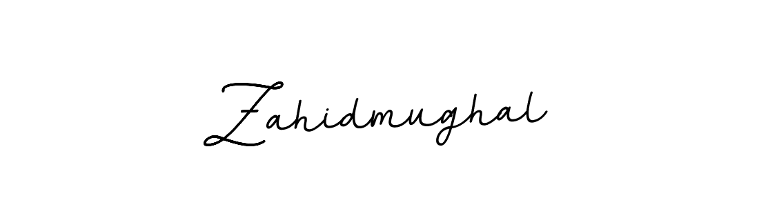 Use a signature maker to create a handwritten signature online. With this signature software, you can design (BallpointsItalic-DORy9) your own signature for name Zahidmughal. Zahidmughal signature style 11 images and pictures png