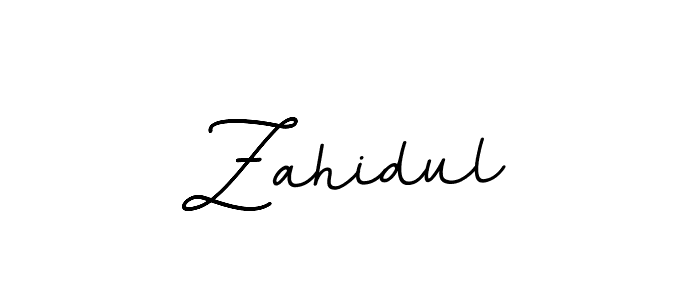 Make a beautiful signature design for name Zahidul. With this signature (BallpointsItalic-DORy9) style, you can create a handwritten signature for free. Zahidul signature style 11 images and pictures png