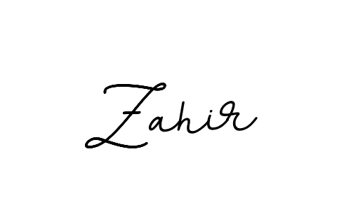 Use a signature maker to create a handwritten signature online. With this signature software, you can design (BallpointsItalic-DORy9) your own signature for name Zahir. Zahir signature style 11 images and pictures png