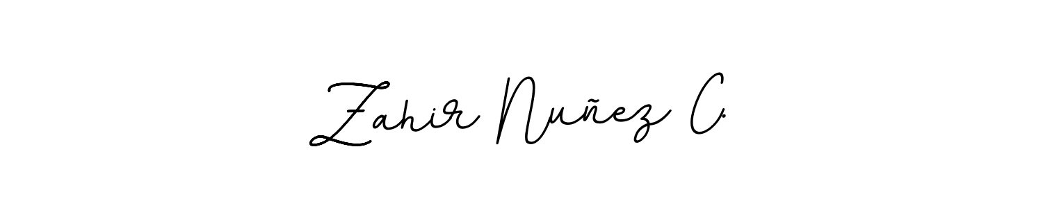 Here are the top 10 professional signature styles for the name Zahir Nuñez C.. These are the best autograph styles you can use for your name. Zahir Nuñez C. signature style 11 images and pictures png