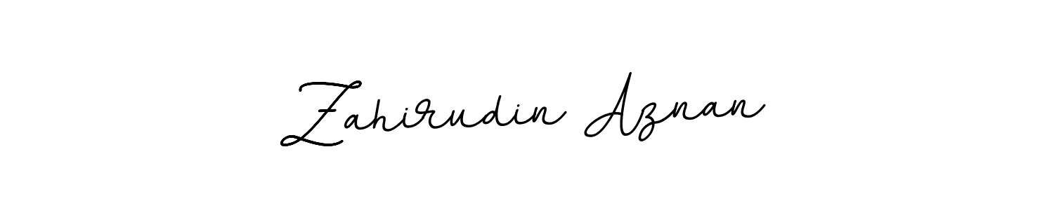 Zahirudin Aznan stylish signature style. Best Handwritten Sign (BallpointsItalic-DORy9) for my name. Handwritten Signature Collection Ideas for my name Zahirudin Aznan. Zahirudin Aznan signature style 11 images and pictures png