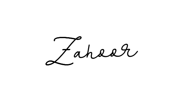 Make a beautiful signature design for name Zahoor. With this signature (BallpointsItalic-DORy9) style, you can create a handwritten signature for free. Zahoor signature style 11 images and pictures png