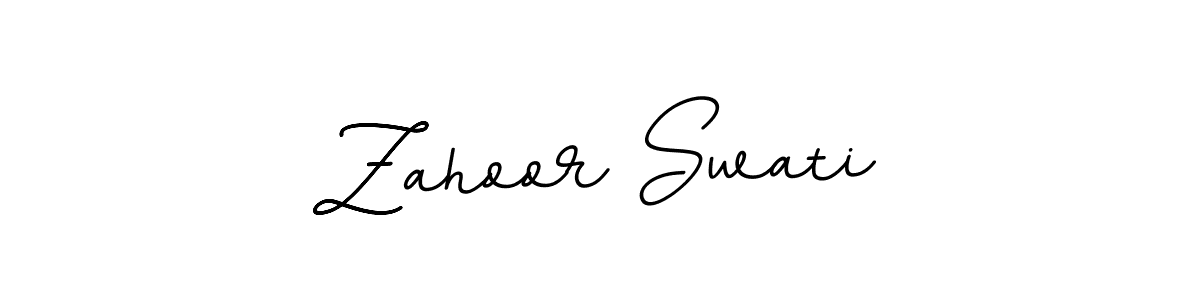 Create a beautiful signature design for name Zahoor Swati. With this signature (BallpointsItalic-DORy9) fonts, you can make a handwritten signature for free. Zahoor Swati signature style 11 images and pictures png