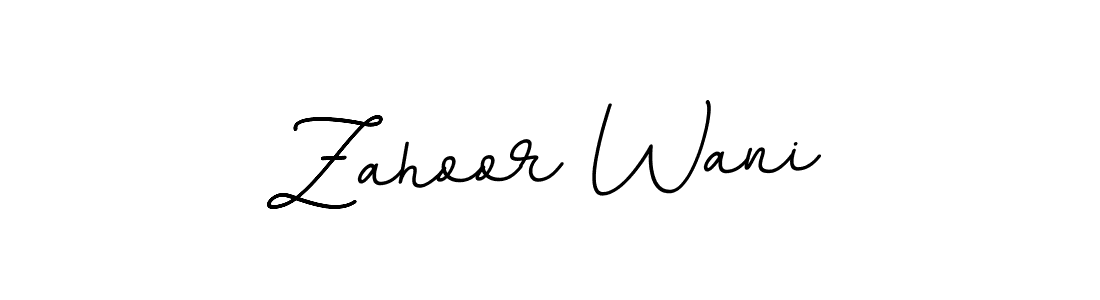 Zahoor Wani stylish signature style. Best Handwritten Sign (BallpointsItalic-DORy9) for my name. Handwritten Signature Collection Ideas for my name Zahoor Wani. Zahoor Wani signature style 11 images and pictures png