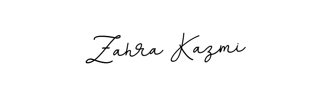 Make a beautiful signature design for name Zahra Kazmi. Use this online signature maker to create a handwritten signature for free. Zahra Kazmi signature style 11 images and pictures png