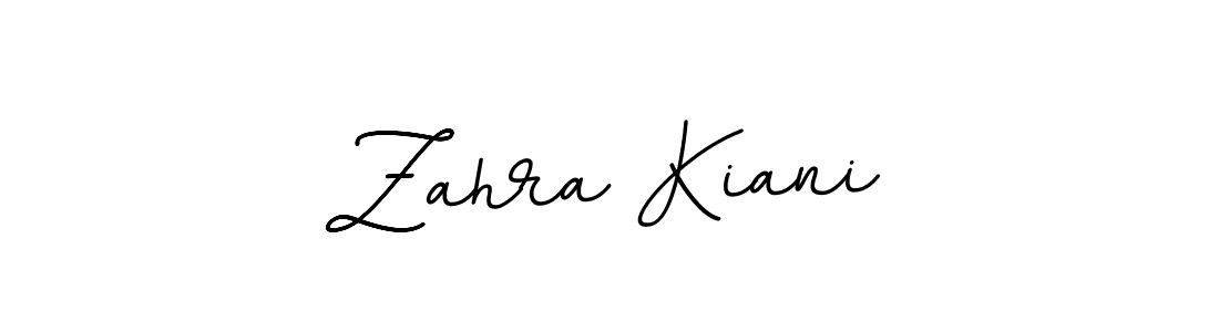 Create a beautiful signature design for name Zahra Kiani. With this signature (BallpointsItalic-DORy9) fonts, you can make a handwritten signature for free. Zahra Kiani signature style 11 images and pictures png