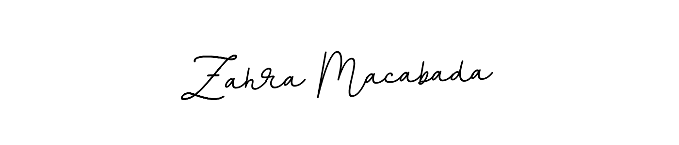 Make a beautiful signature design for name Zahra Macabada. Use this online signature maker to create a handwritten signature for free. Zahra Macabada signature style 11 images and pictures png