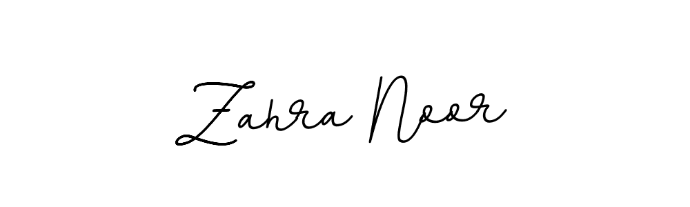 Make a beautiful signature design for name Zahra Noor. With this signature (BallpointsItalic-DORy9) style, you can create a handwritten signature for free. Zahra Noor signature style 11 images and pictures png