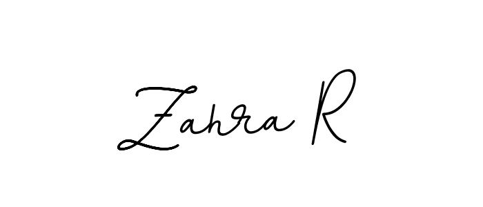 Create a beautiful signature design for name Zahra R. With this signature (BallpointsItalic-DORy9) fonts, you can make a handwritten signature for free. Zahra R signature style 11 images and pictures png