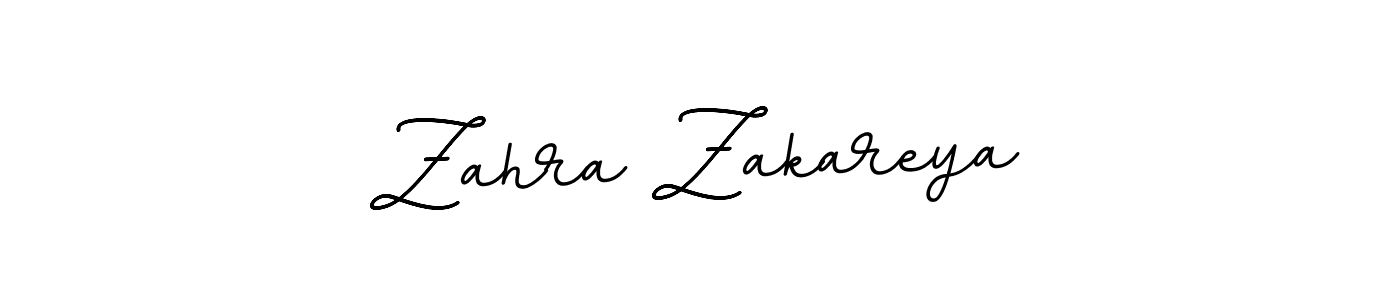 Zahra Zakareya stylish signature style. Best Handwritten Sign (BallpointsItalic-DORy9) for my name. Handwritten Signature Collection Ideas for my name Zahra Zakareya. Zahra Zakareya signature style 11 images and pictures png