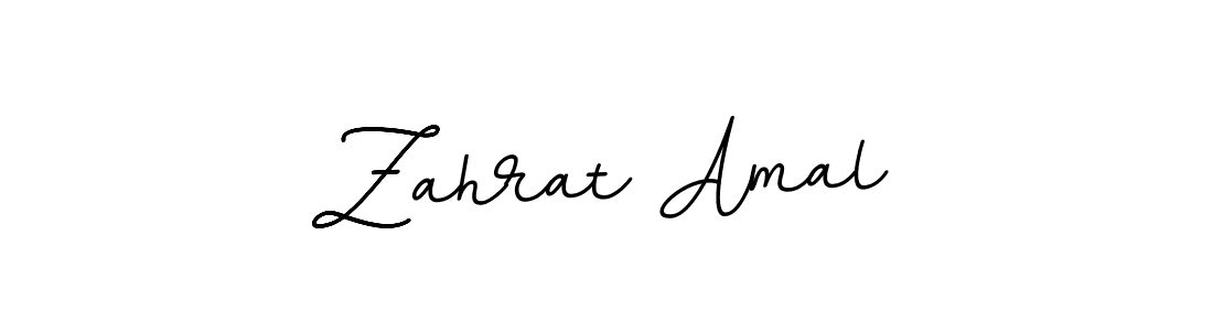 Use a signature maker to create a handwritten signature online. With this signature software, you can design (BallpointsItalic-DORy9) your own signature for name Zahrat Amal. Zahrat Amal signature style 11 images and pictures png