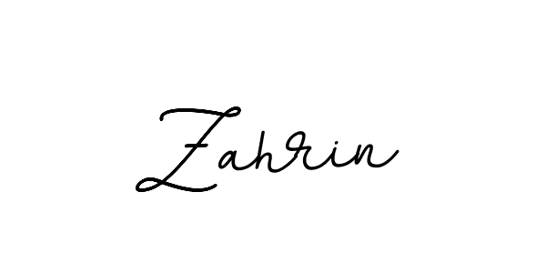 Make a beautiful signature design for name Zahrin. With this signature (BallpointsItalic-DORy9) style, you can create a handwritten signature for free. Zahrin signature style 11 images and pictures png