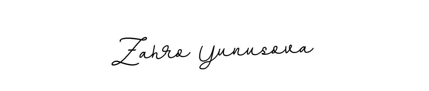 Zahro Yunusova stylish signature style. Best Handwritten Sign (BallpointsItalic-DORy9) for my name. Handwritten Signature Collection Ideas for my name Zahro Yunusova. Zahro Yunusova signature style 11 images and pictures png