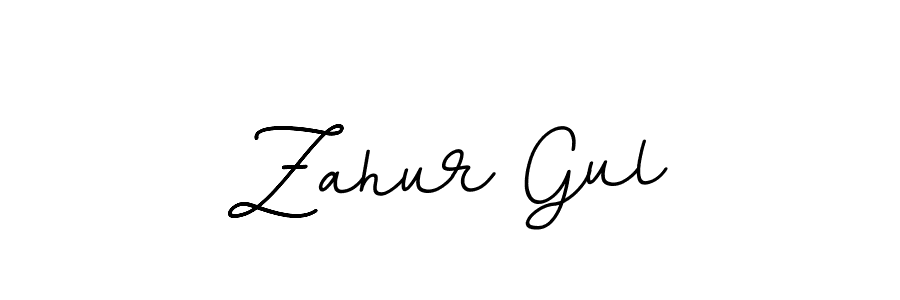 Create a beautiful signature design for name Zahur Gul. With this signature (BallpointsItalic-DORy9) fonts, you can make a handwritten signature for free. Zahur Gul signature style 11 images and pictures png
